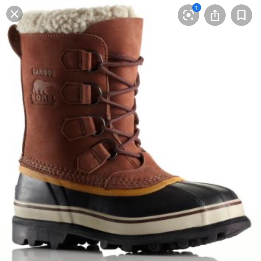 SOREL Caribou-cinnamon color size 7